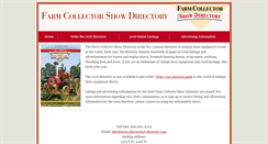 Desktop Screenshot of farmcollectorshowdirectory.com